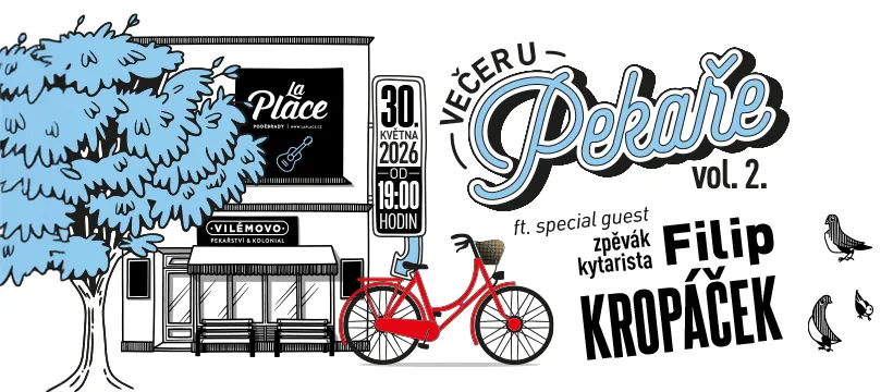 Večer u pekaře s živou hudbou.